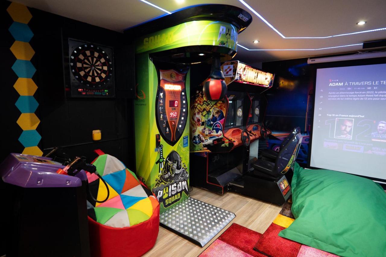 Capsule Luna Park - Jacuzzi - Sauna - Jeux & Arcades - Billard - Netflix & Cinema - *