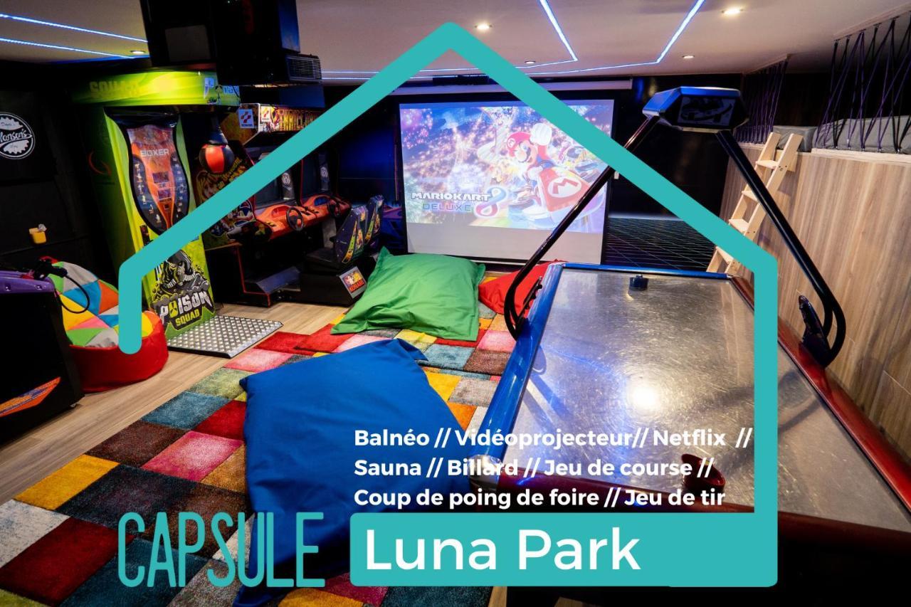 Capsule Luna Park - Jacuzzi - Sauna - Jeux & Arcades - Billard - Netflix & Cinema - * Valenciennes